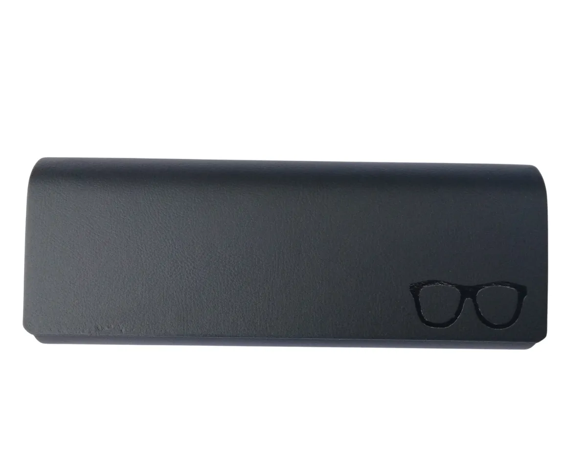 Slim Protective Sunglasses Case - Universal Eyewear Storage Sleeve - Black