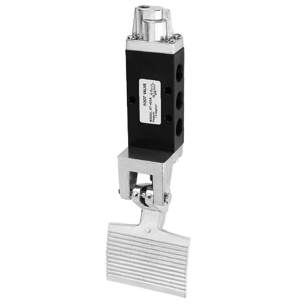 G3/8in 2-Position 5-Way Pneumatic Foot Pedal Valve ST-403A