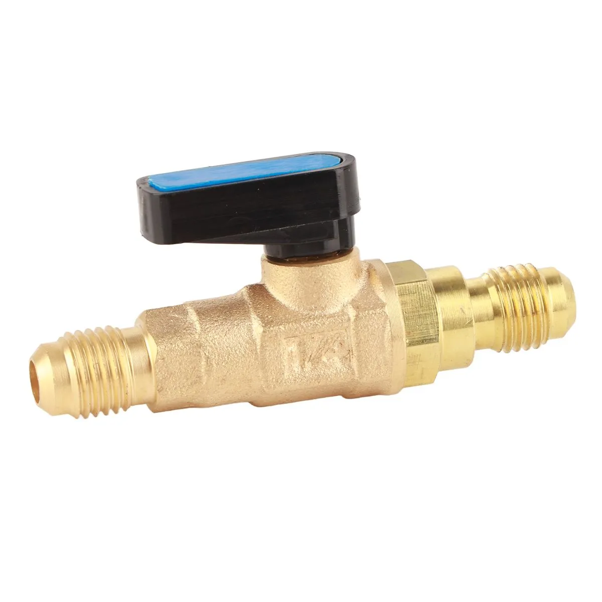 1/4" SAE Ball Valve - Fluorine Refrigerant Control Adapter