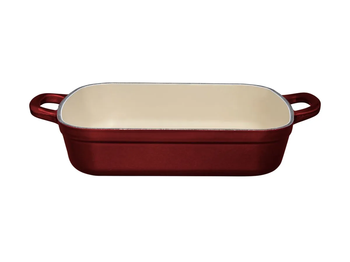 Maxwell and Williams Cast Iron Roaster 28x21cm/3L - Merlot