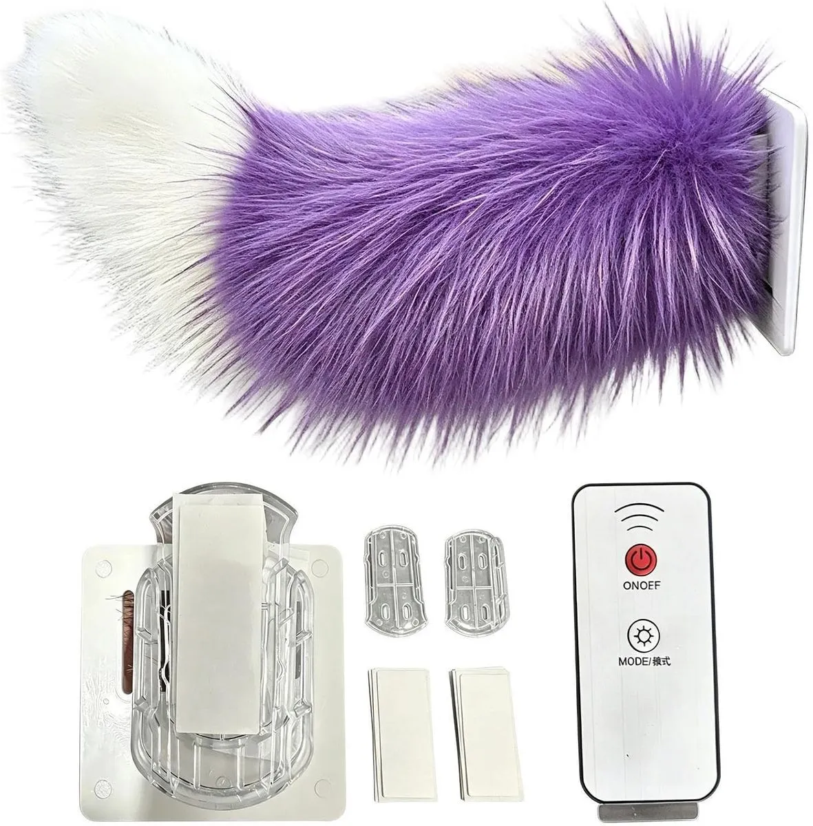 Moving Tail Remote Control - Motion Pet Style Ornament for Vehicle Exterior - Pink