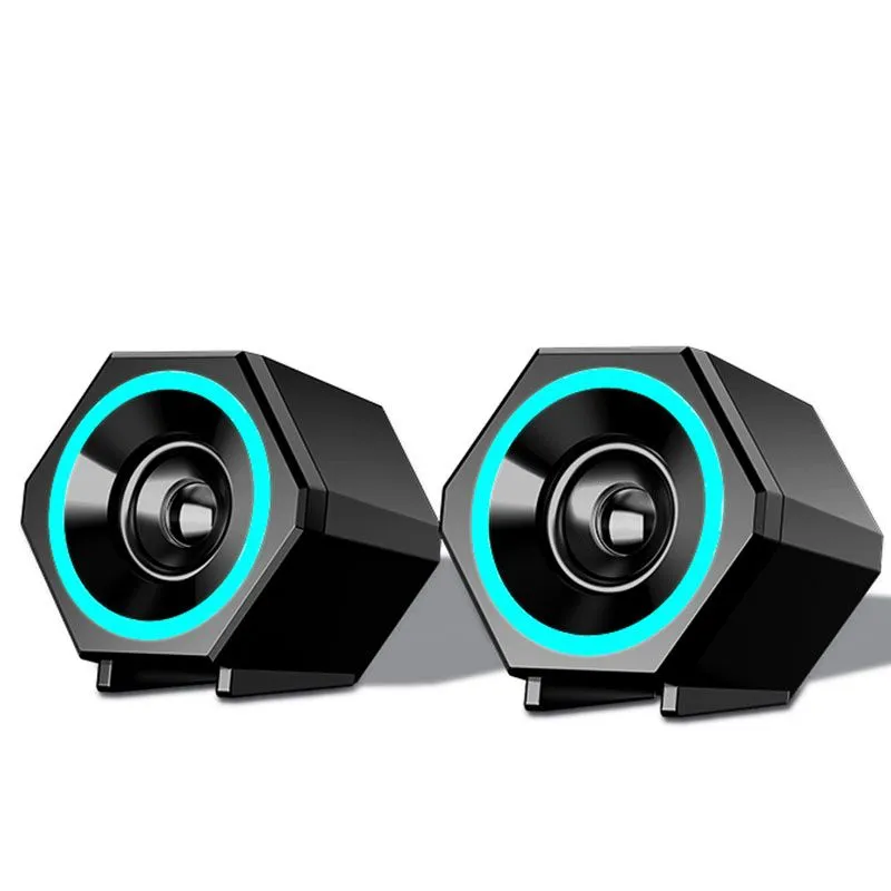 Universal Small Speaker for Computers, Laptops, and Mobile Phones - Black