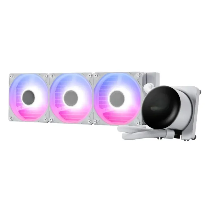 White 360 AIO Liquid Cooler - Elegant Design Meets Robust CPU Cooling