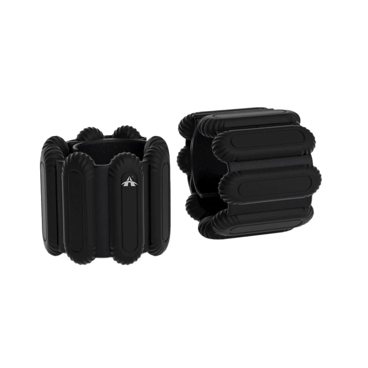 ALANES 2 Pack 1Lbs Wrist Weights Set Adjustable Wrist and Ankle Weights - Black