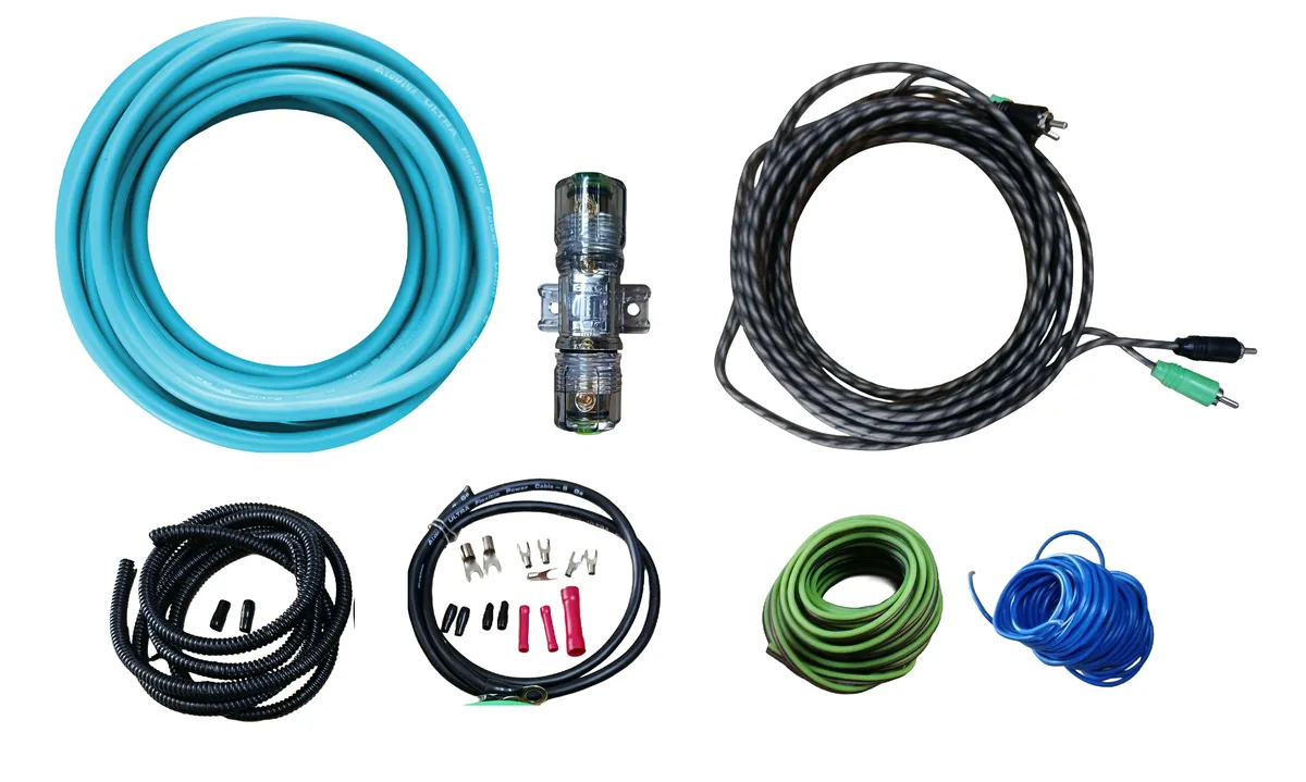 Car Amplifier 8 Gauge Wiring Kit (Premier)