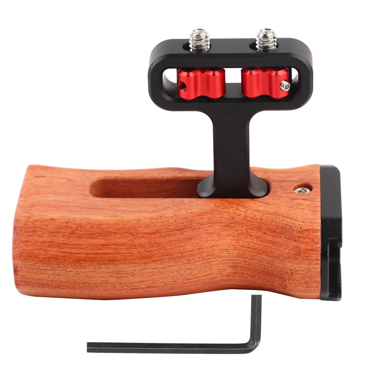 Wooden Side Handle Grip 1/4" Cold Shoe