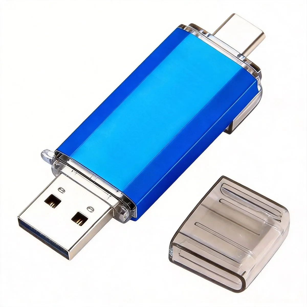 Type-C OTG USB Flash Drive 8GB High-Speed Compatible with Type-C Devices - Blue