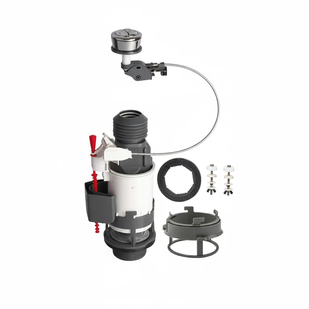 Wirquin Dual Flush Toilet Mechanism with 2-Inch Valve