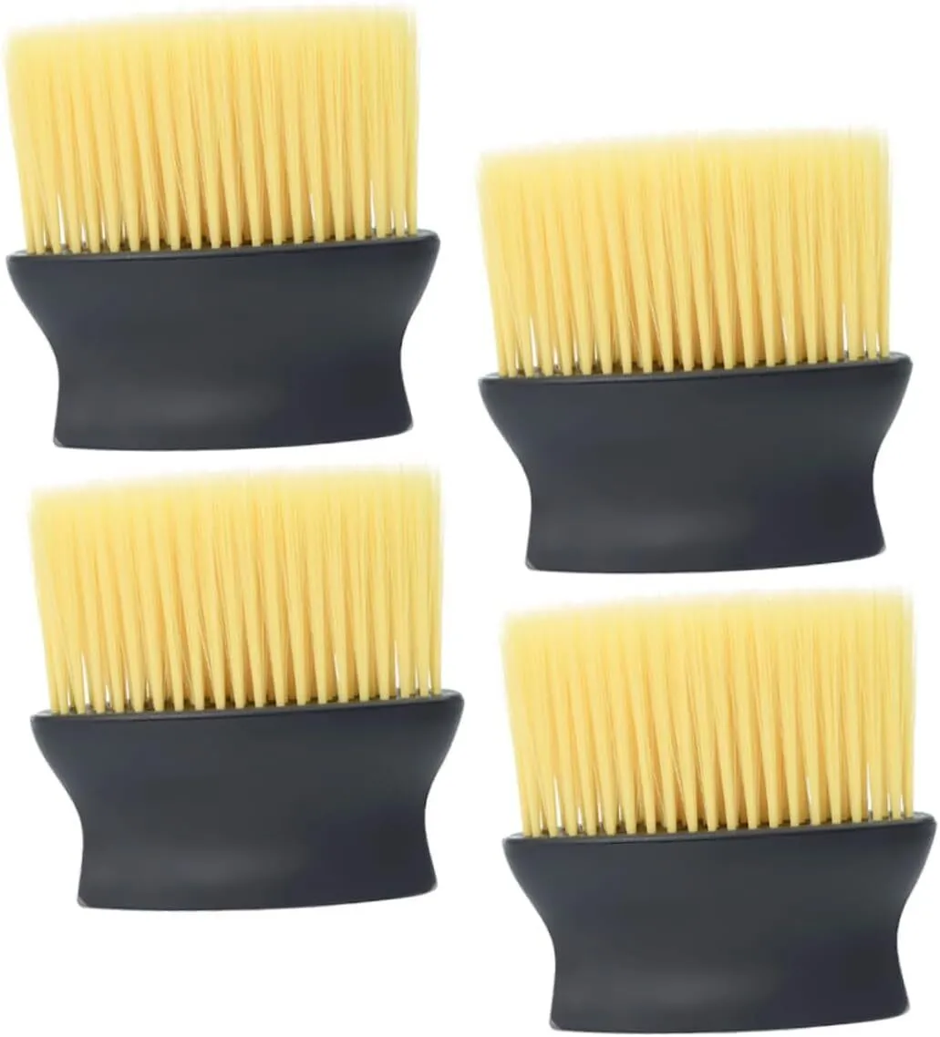 4pcs Soft Bristle Car Detailing Brush for Gentle Cleaning Vehicle Interior