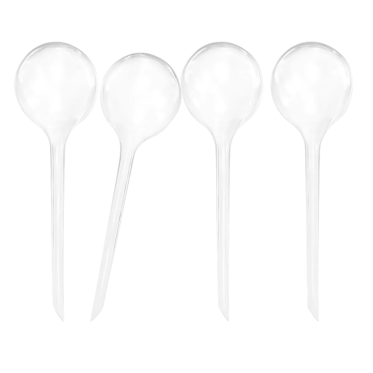 4 Pack Self Watering Automatic Plastic Globes, Indoor & Outdoor, Plant Care