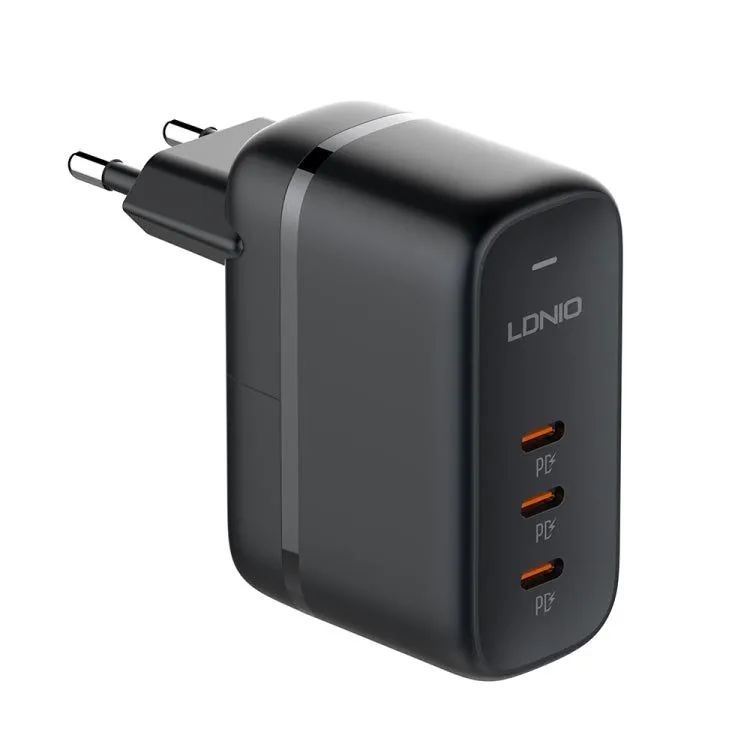 USB-C Charger Adapter 65Watt With 3USB-C PD Ports-LDNIO-Q366