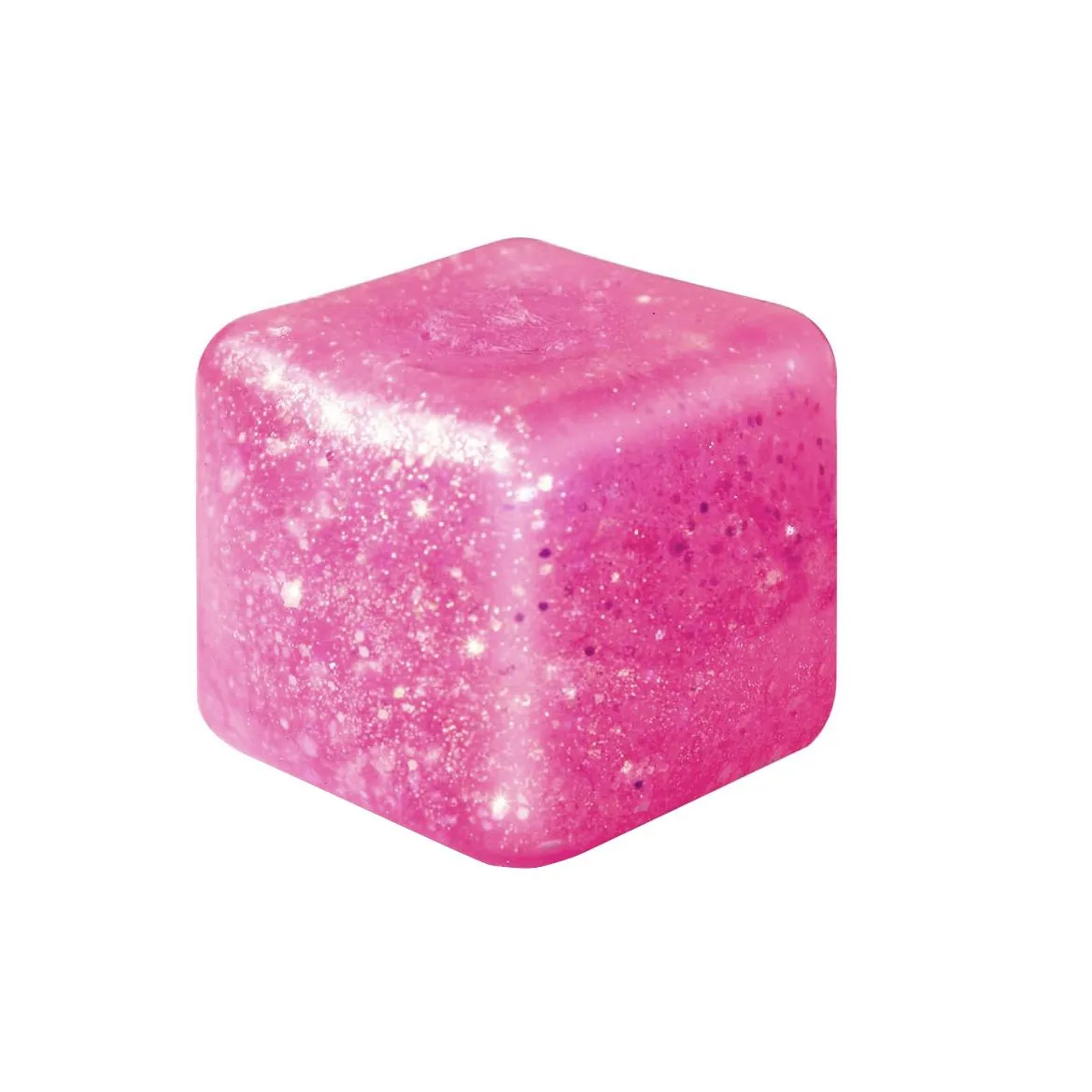 Stress Cubes Slow Rise Glitter Jelly Fidget Toys for Kids Adults