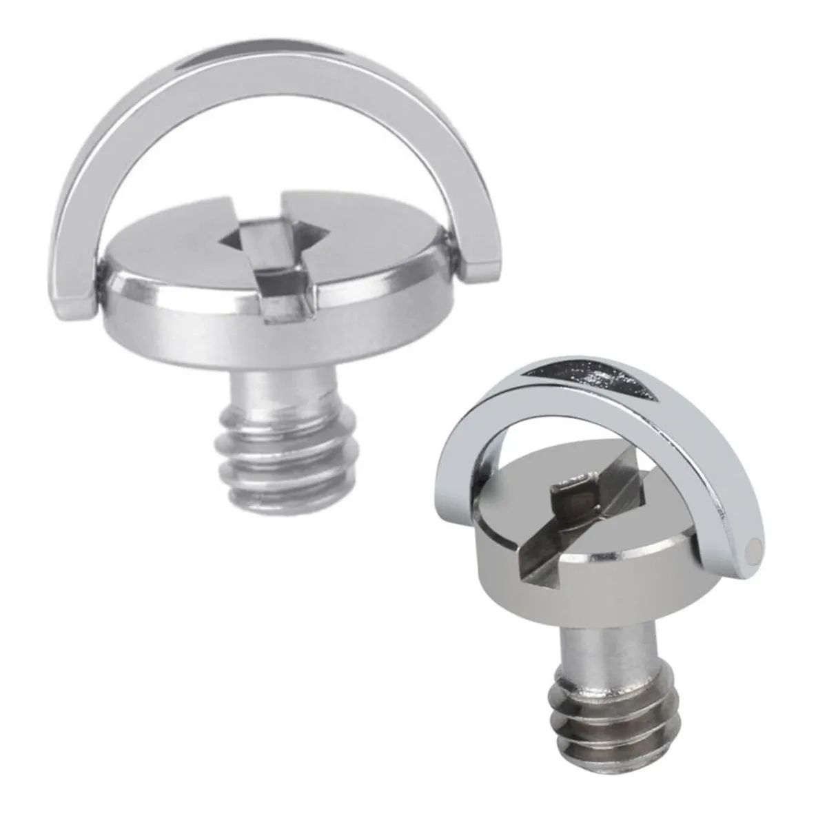 Camera Handle Quick Release Screws D-Ring for Tripod Monopod 4-Piece Set