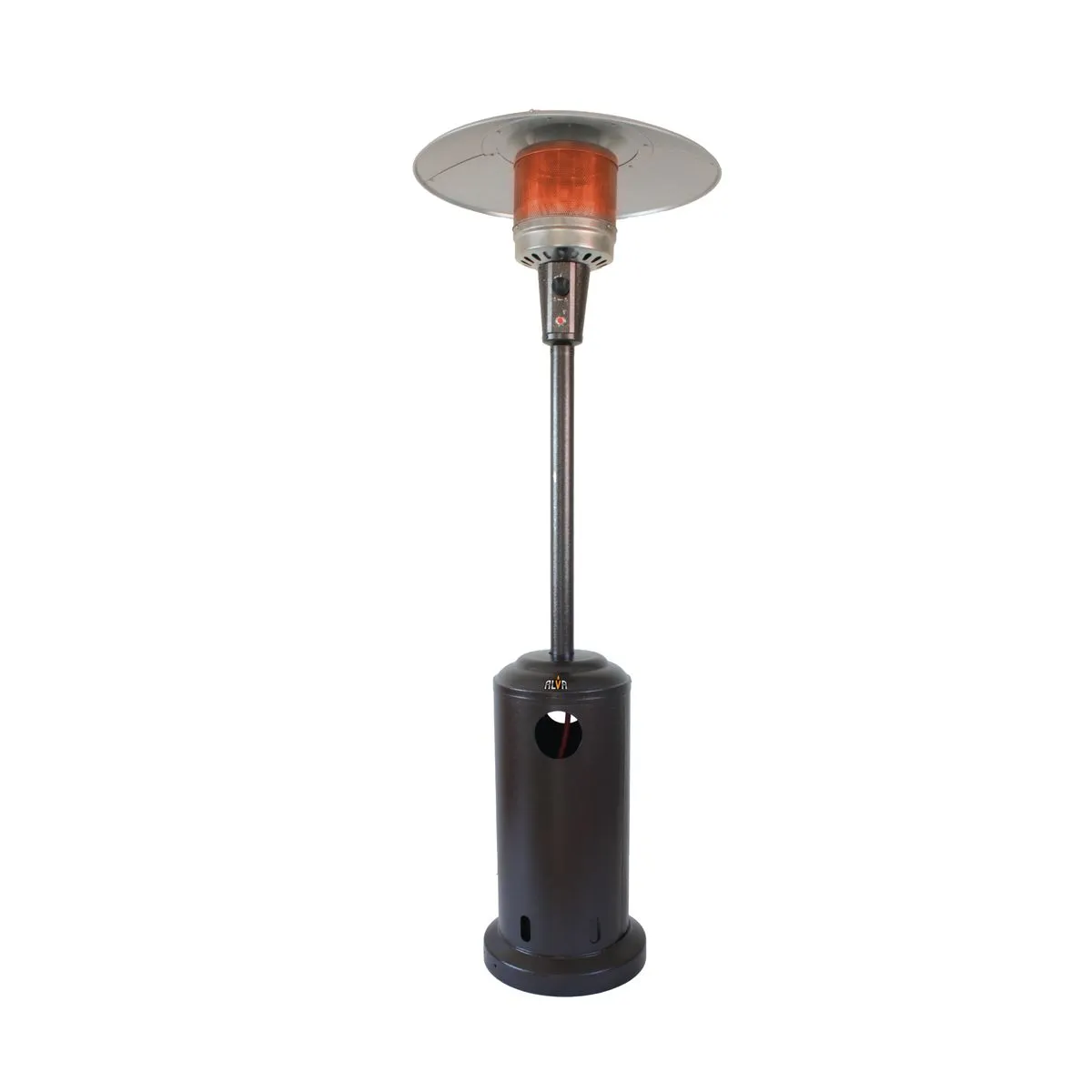 Alva Gas Patio Heater - Bronze Hammertone Cabinet