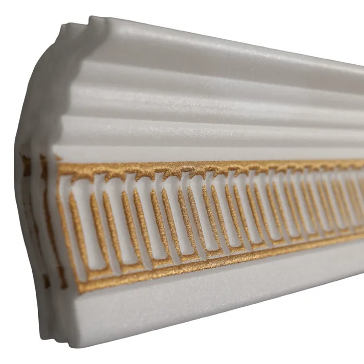 T08 2m Cornice (12pc / 24m ) - White, Gold