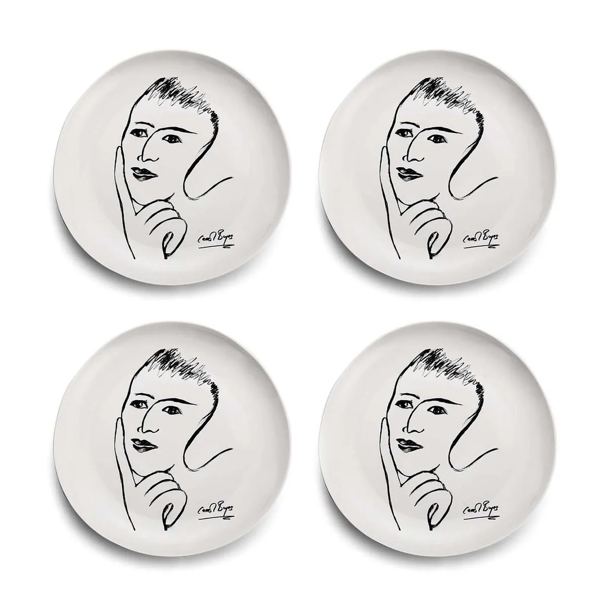 Carrol Boyes - Dinner Plate - Distant Memory Set of 4