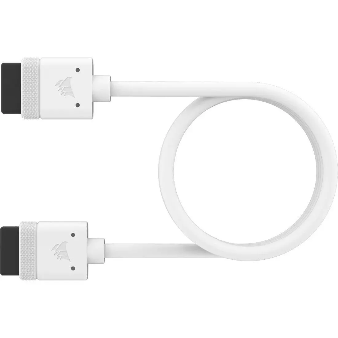 Corsair iCUE LINK Cable, 1x 600mm with Straight connectors, White
