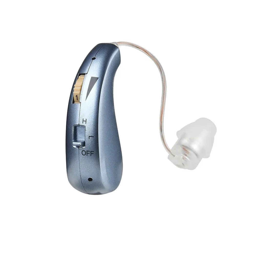 Sound Amplifier for Seniors, Rechargeable & Long Lasting - Blue