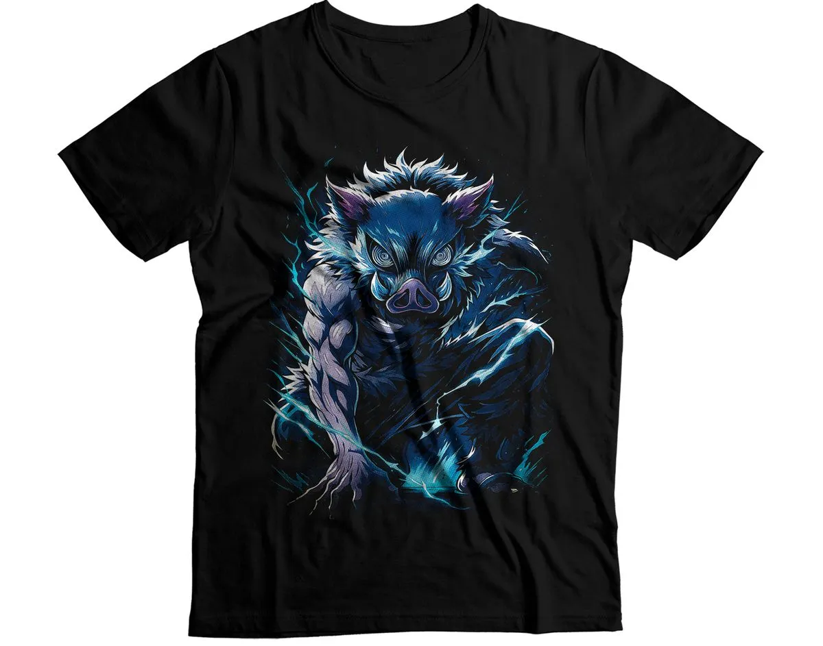 Inosuke Hashibira Beast Breathing Mask Demon Slayer Graphic T-Shirt