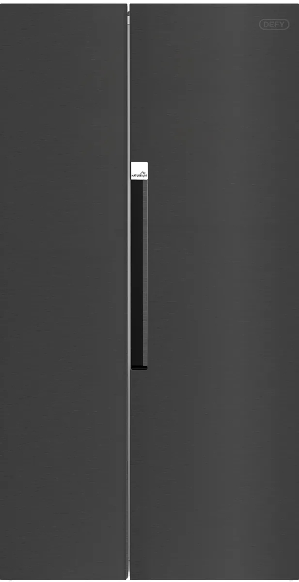 Defy 559L DFF636 Naturelight Technology Side by Side Fridge Freezer Dark