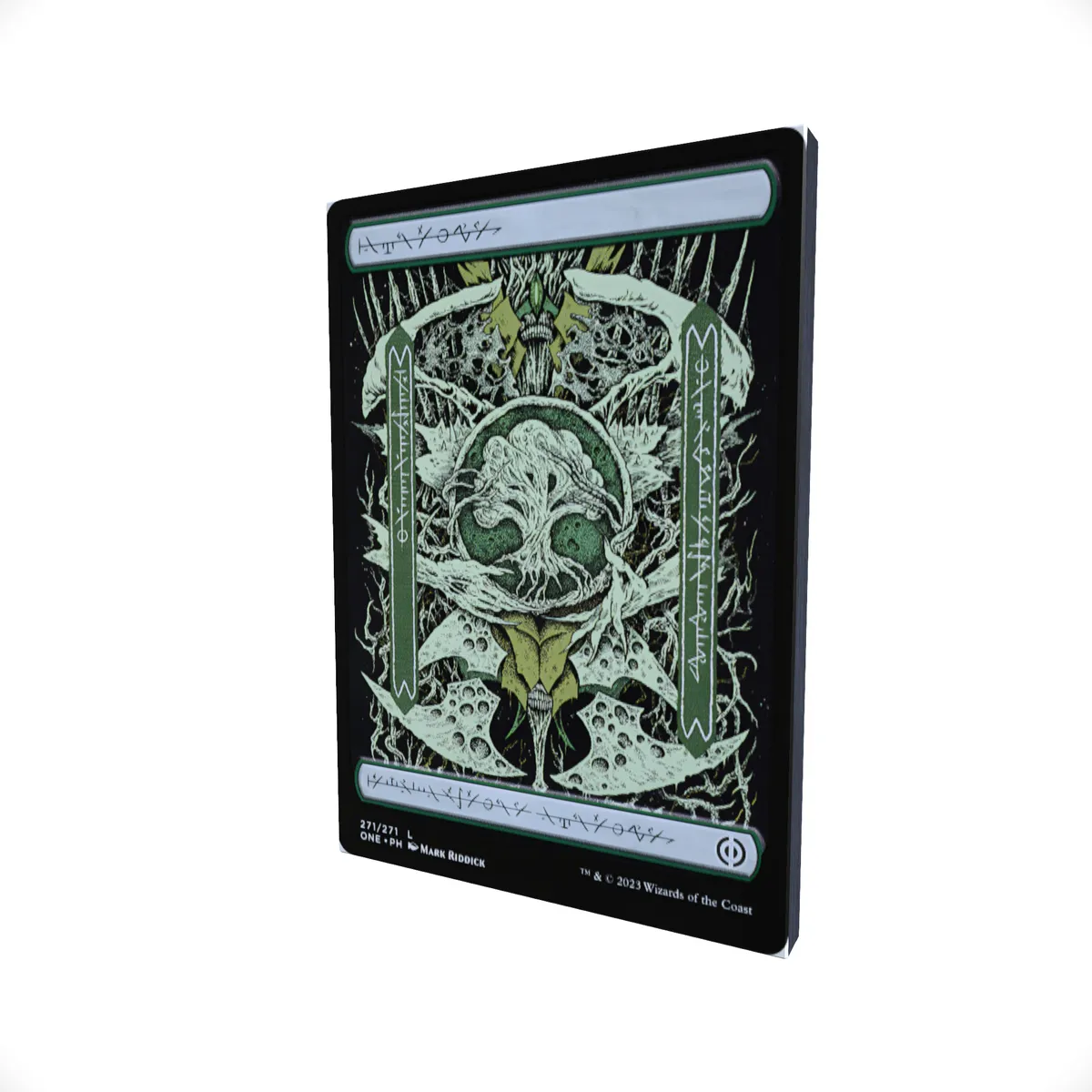 Forest (271) (Phyrexian) - Magic the Gathering Card Themed Mouse Pad