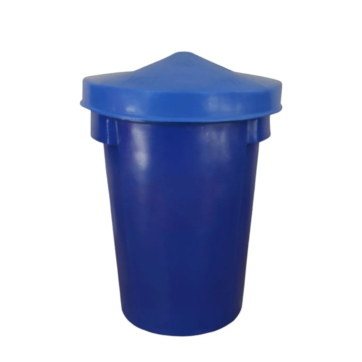85L Dustbin with Lid - Heavy Duty Bin | Blue, Red, Yellow, Green & White - Blue
