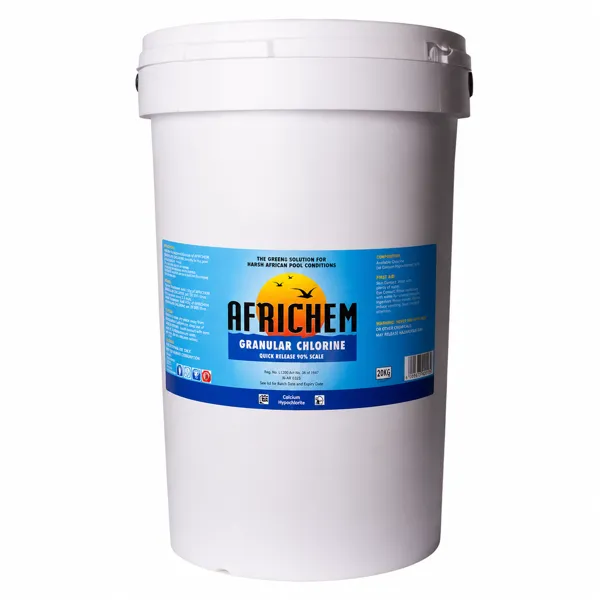 Chlorine Quick Release Pool Chlorine 25kg Bucket