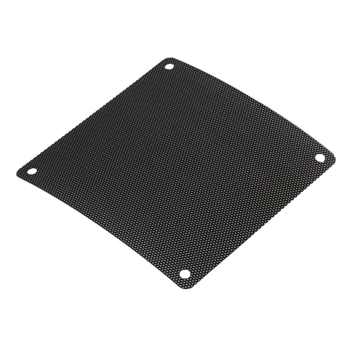 Black PVC Cover for PC Cooler Fans, Protects Against Dirt and Noise