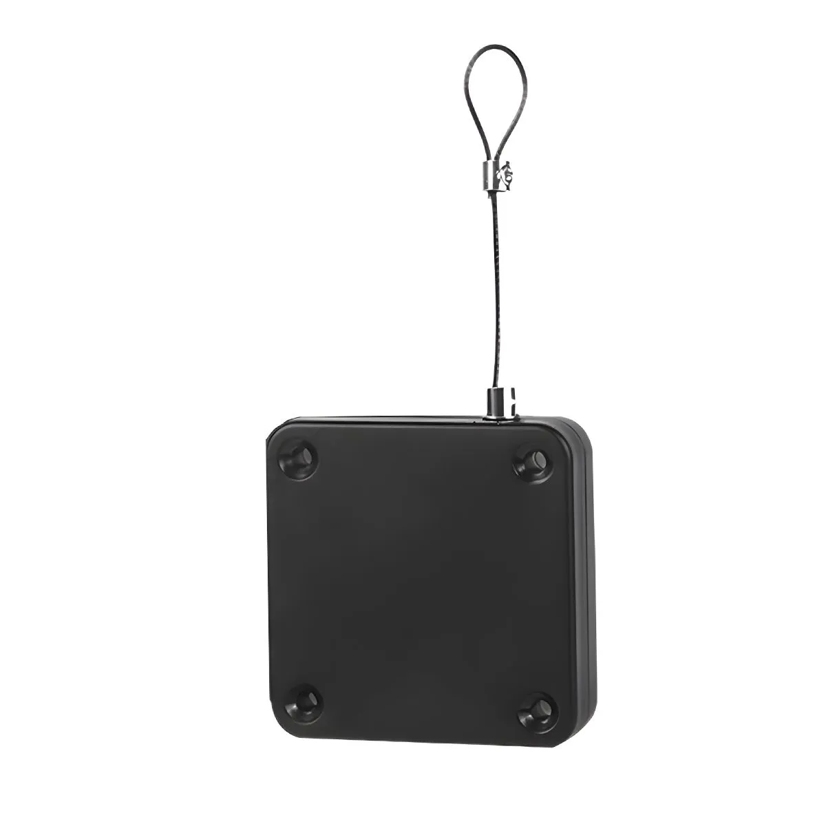 Drill-Free Auto Door Closer Drawstring Sensor Door Stoper Closure Home Safe - Black