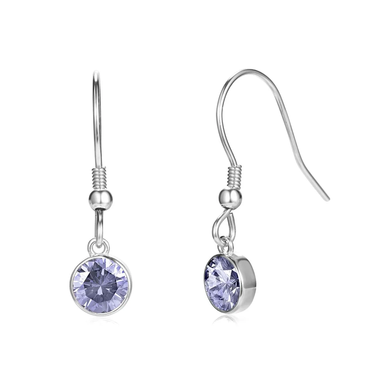 Crystalize 925 Silver June Birthstone Earring with Swarovski Crystal
