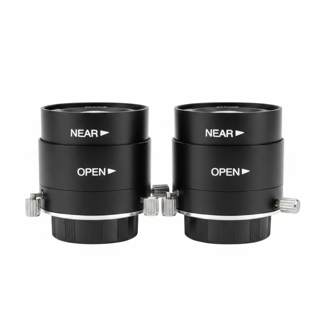 Securnix CCTV Camera 4mm DC Auto IRIS Manual Focus F1.2 - 2 Pack