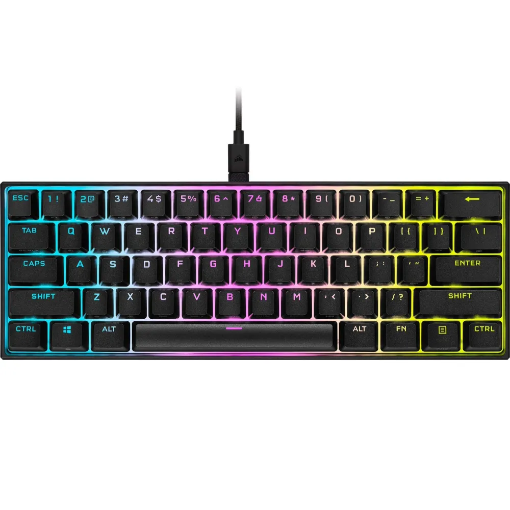 Corsair Keyboards K65 RGB 60% Mechanical Gaming Keyboard - Black Key Board