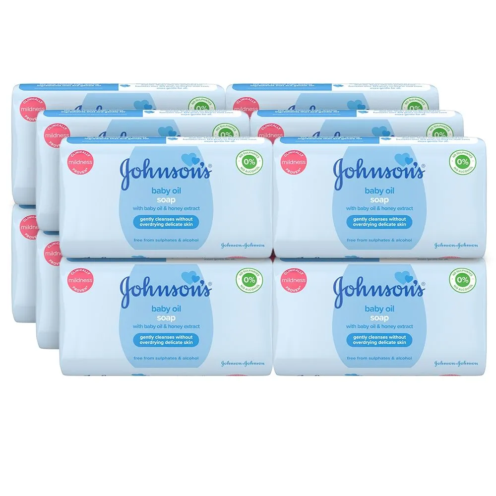 Johnson's Baby Oil Soap 175g x 12