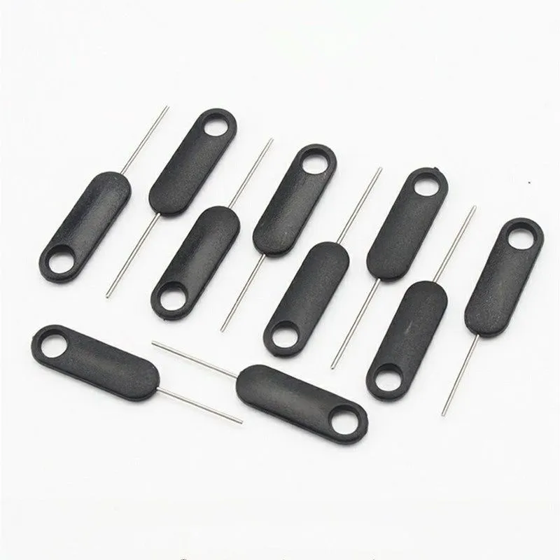 10pcs Universal SIM Card Ejector Pin, Compatible with iPhone Huawei Xiaomi