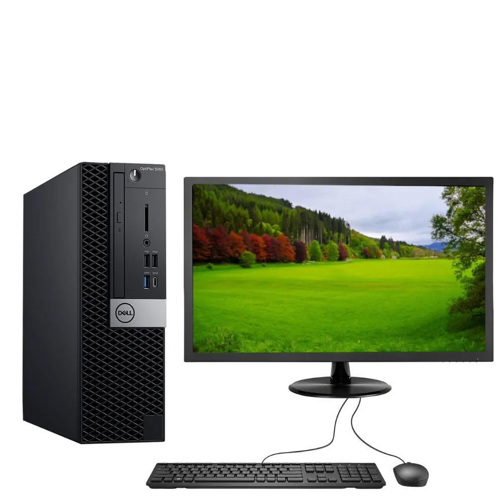 Certified Pre-Owned Dell OptiPlex 5060 MT -Intel i5-8th Gen 8/256GB Bundle
