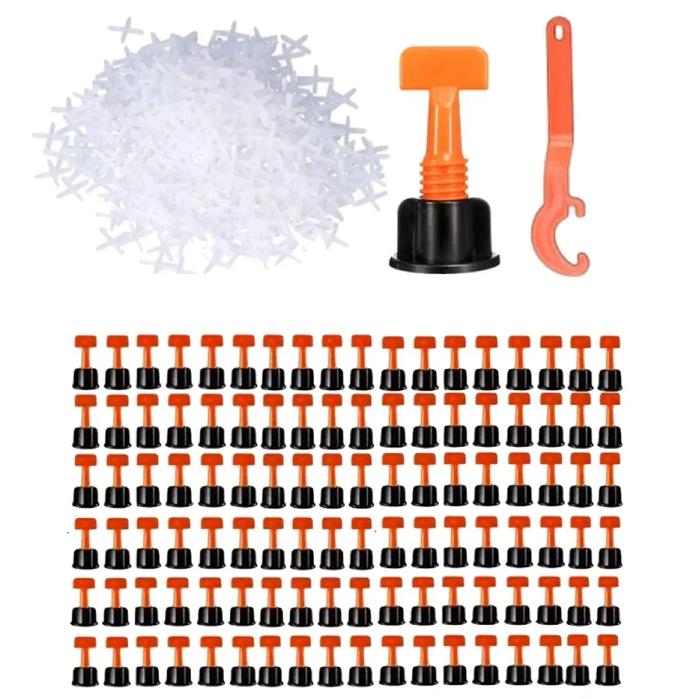 Tool DIY Reusable Floor Tile Spacer Levelling System Kit Set of 151