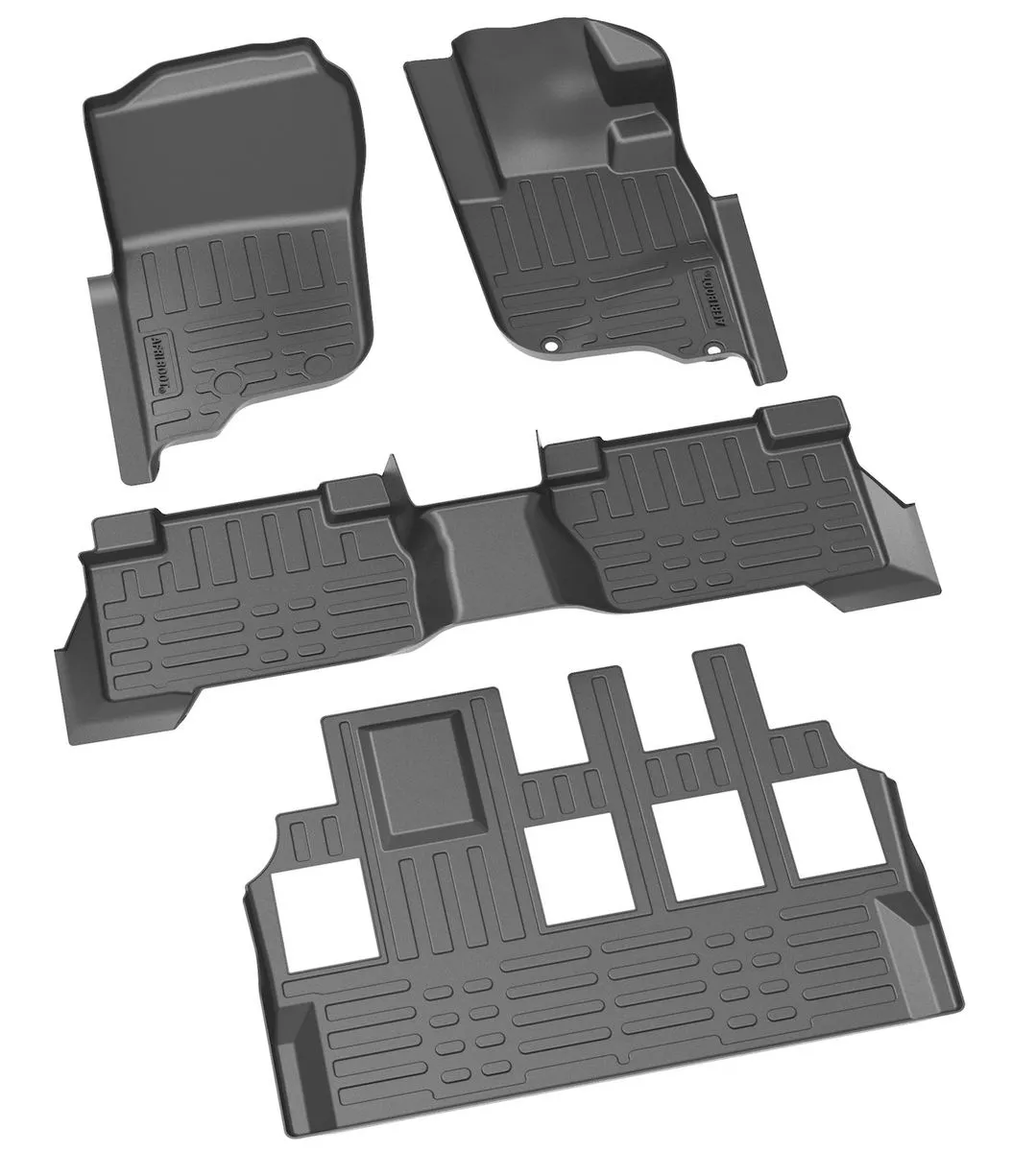 Afriboot Floor Mats Compatible Mitsubishi Pajero Sport 2016-Present