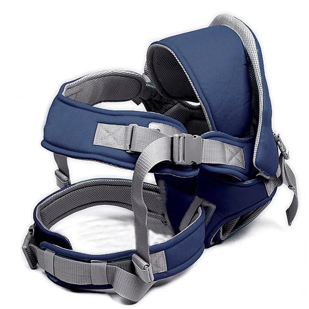Ergonomic Adjustable Multifunctional Baby Carrier - Blue