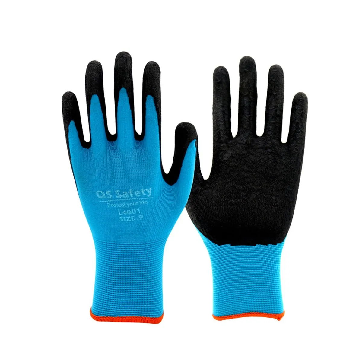 M Size Blue Gardening Work Gloves