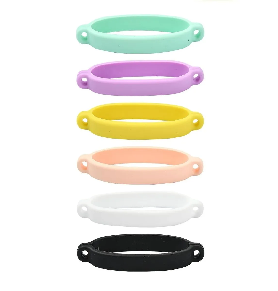 6 pcs Hanging Water Bottle Cup Sleeve Ring Drink Holder Rubber Handle