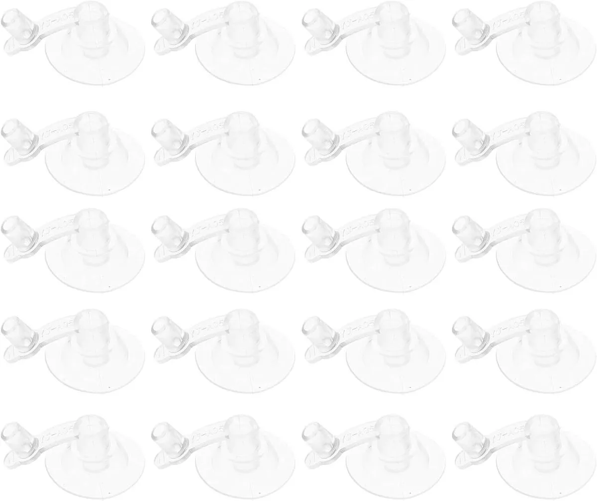 20pcs Inflatable Nozzles Replacement Air Pump Nozzle PVC 35mm Air Inflator