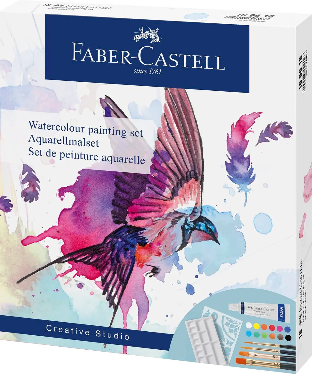 Faber-Castell Watercolour painting set + accessories