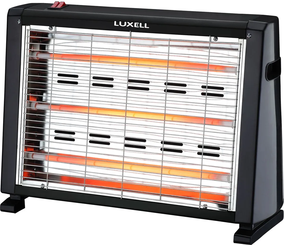 LUXELL - 3 Bar Heater with Safety Switch - 1500W - LX-2840 - Black
