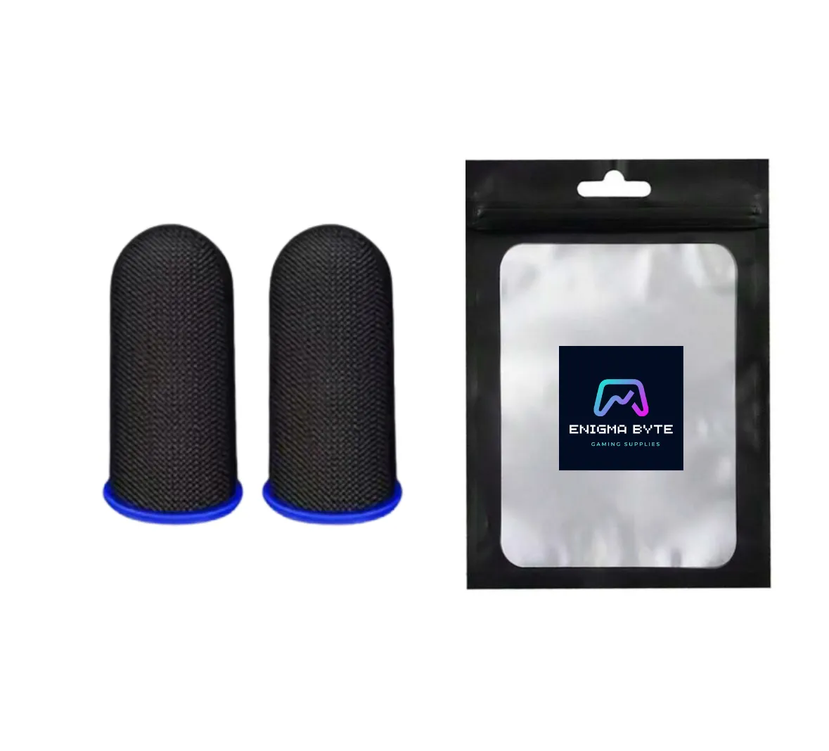 Enigma Byte 2 PCS Thumb Sleeve Set - Black, Blue