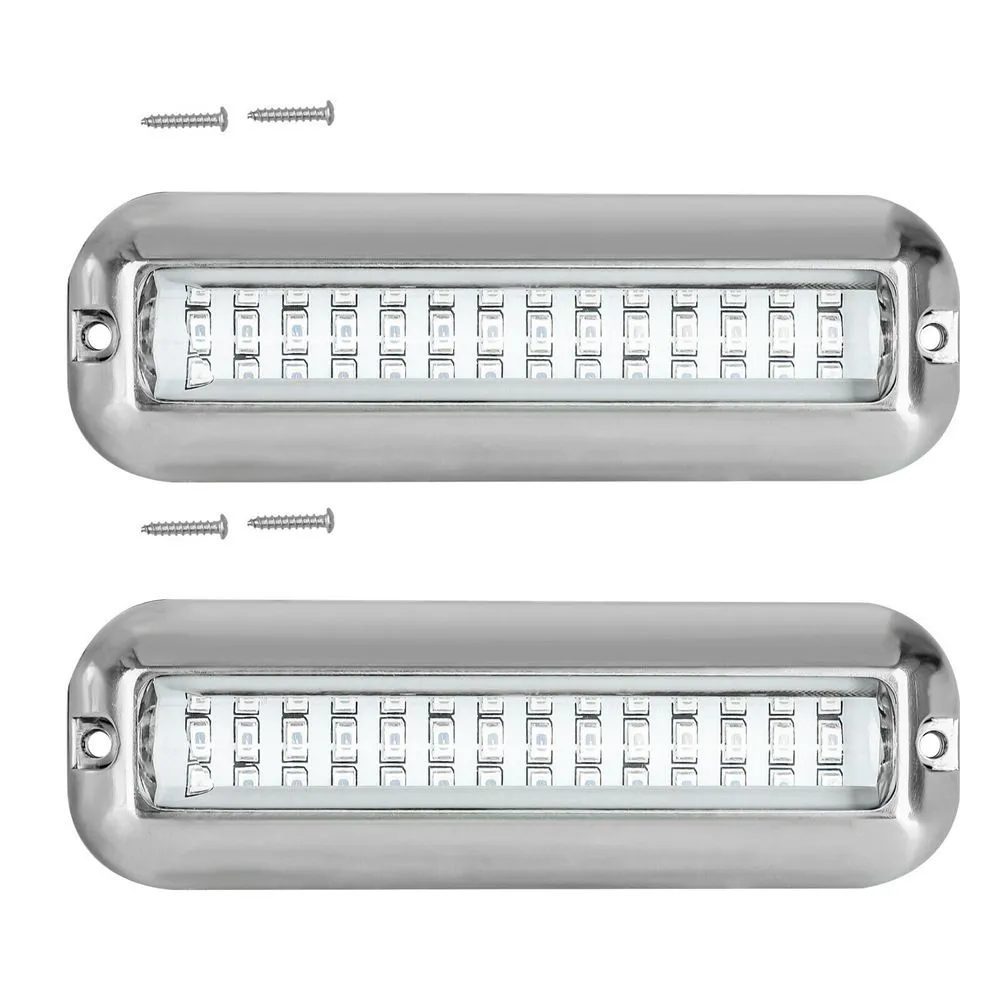 LED Underwater Boat Light 10-30V IP68 Stainless Steel White