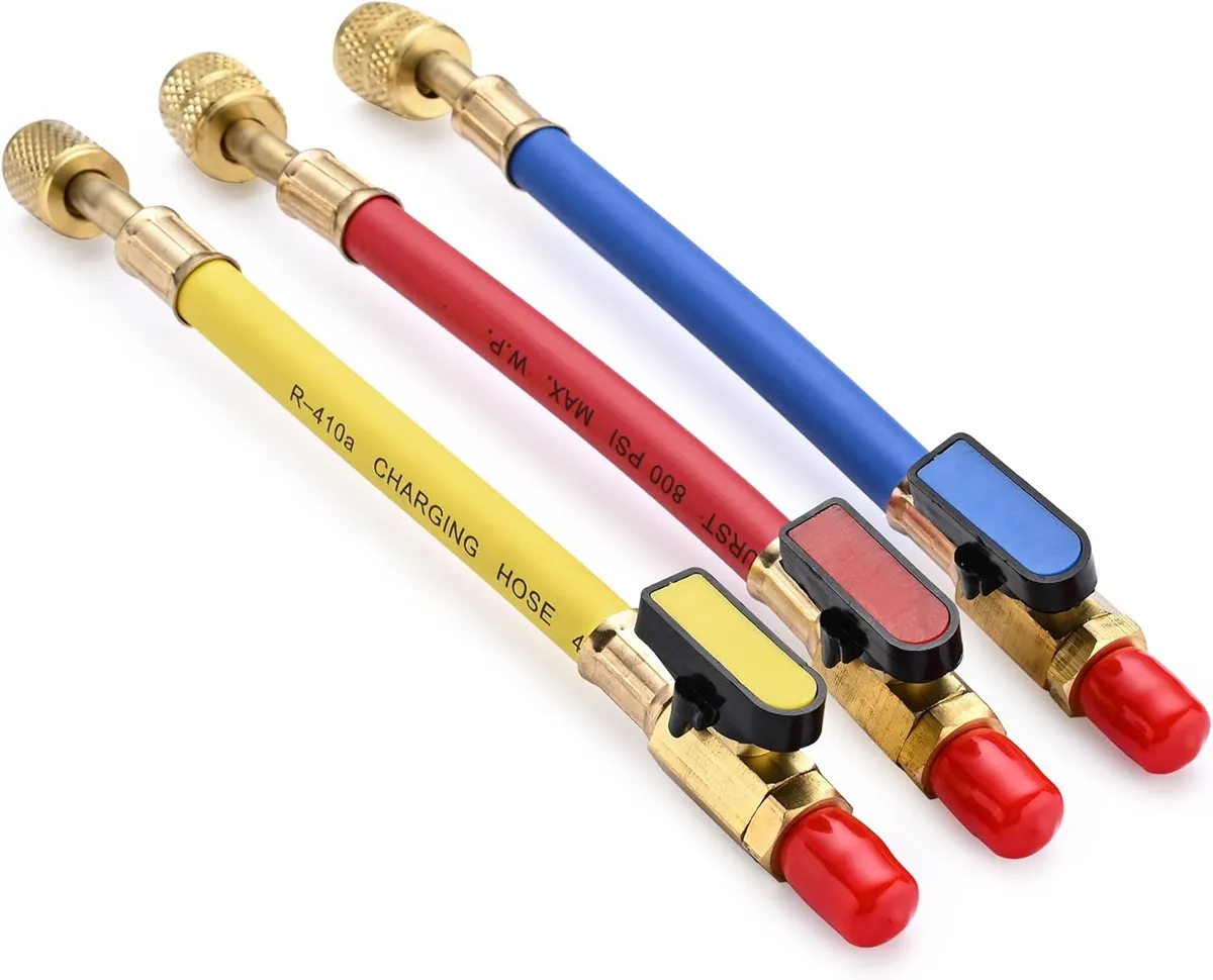 Refrigerant Tube R410 Adapter With Shut Off Valve