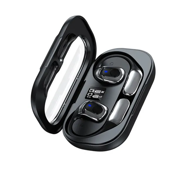 In-Ear Earbuds, BT5.4, 6h, Sports Music Gaming Headsets, Phone Accessories - Black
