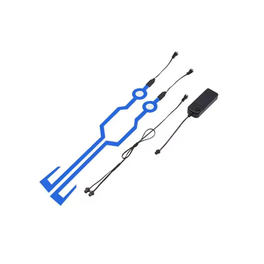 Motorcycle Helmet LED Light Strip - Blue