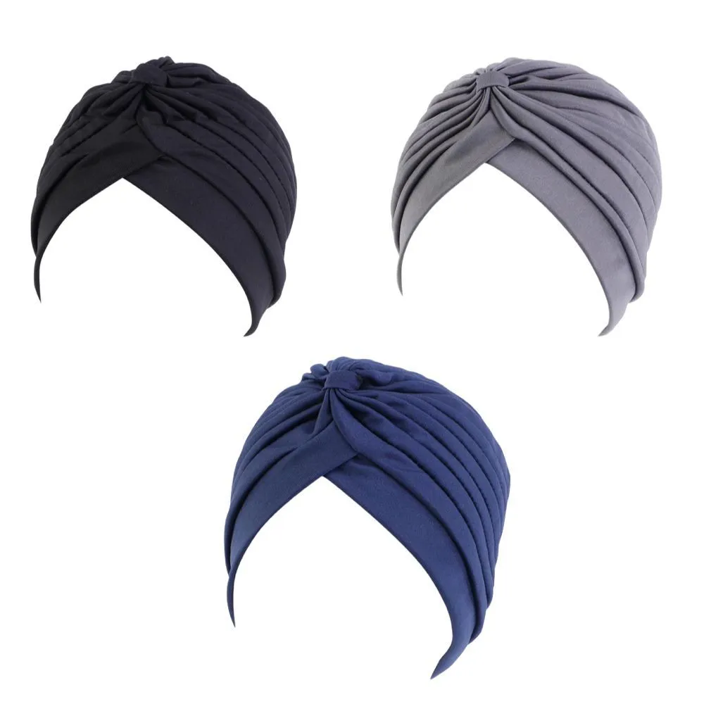 3-Piece Fashion Women's Floral Turban Wrap Hat