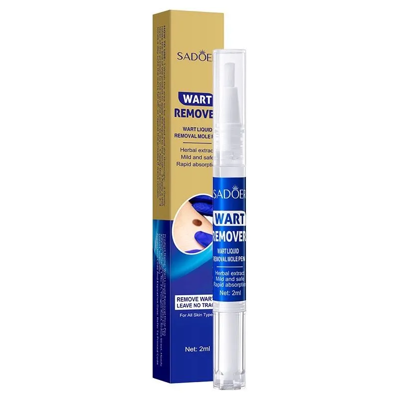 SADOER Wart Remover Pen - Targeted Wart & Mole Removal Solution (2ml)